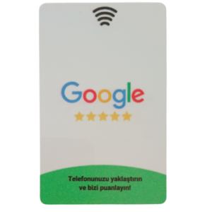 Google yorum kartı NFC(QR Kodsuz) V2 ürün görseli