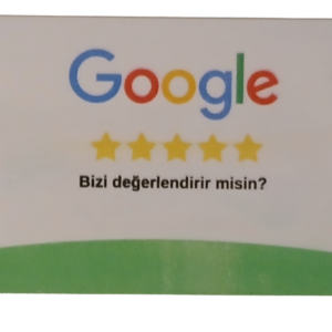 Google yorum kartı NFC(QR Kodsuz) ürün görseli