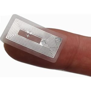 Ntag213 fudan 21x11mm şeffaf nfc yapışkanlı etiket ürün görseli
